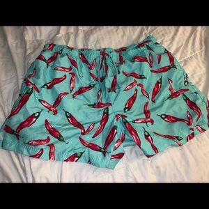 Chili 🌶 swim trunks !!